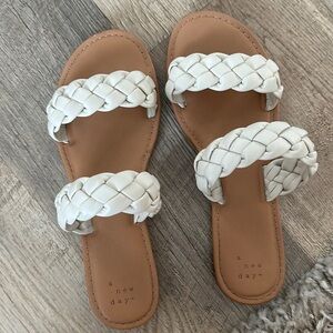A new day braided sandals GREAT CONDITION